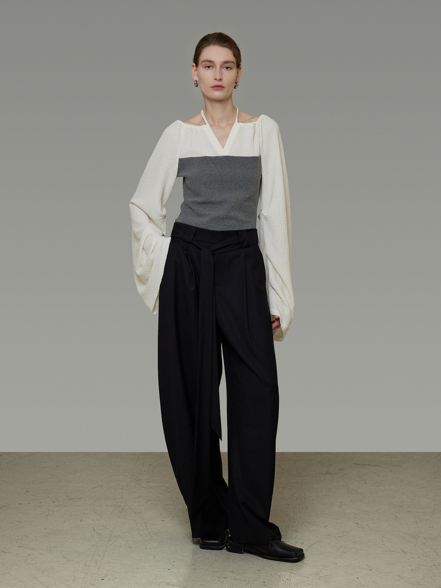 V-Neck Versatile Stylish Top UNS0033