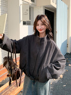 Stand Collar Short Jacket QAZ0060