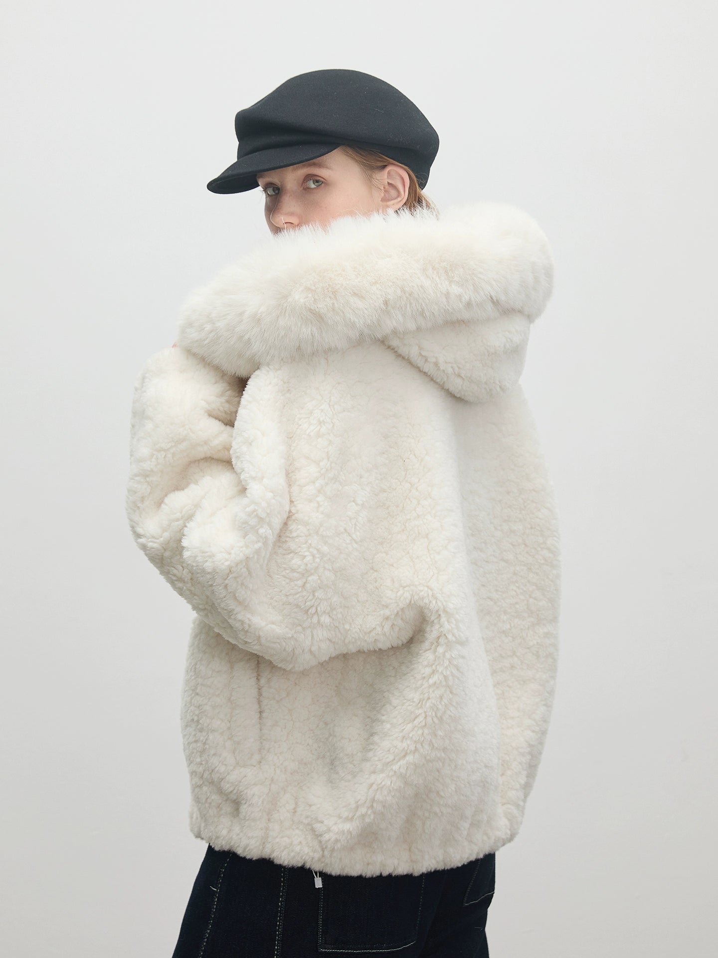 Fur Hood Fluffy Jacket BBG0001