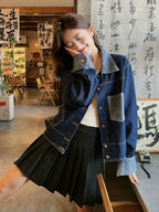 Retro Short Denim Jacket QAZ0023