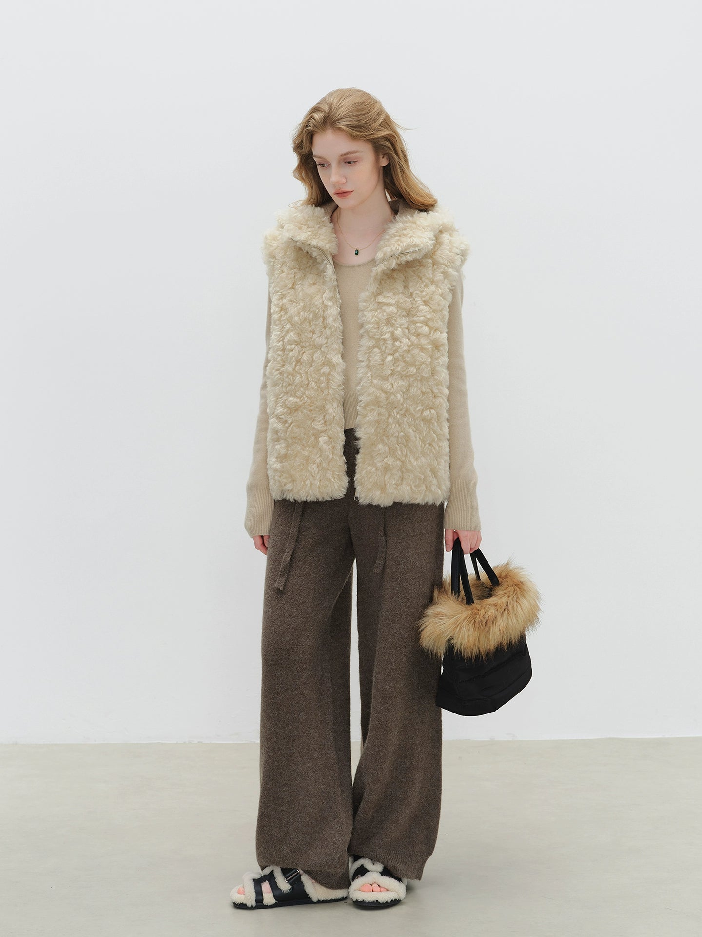 Lamb Fleece Vest BBG0026