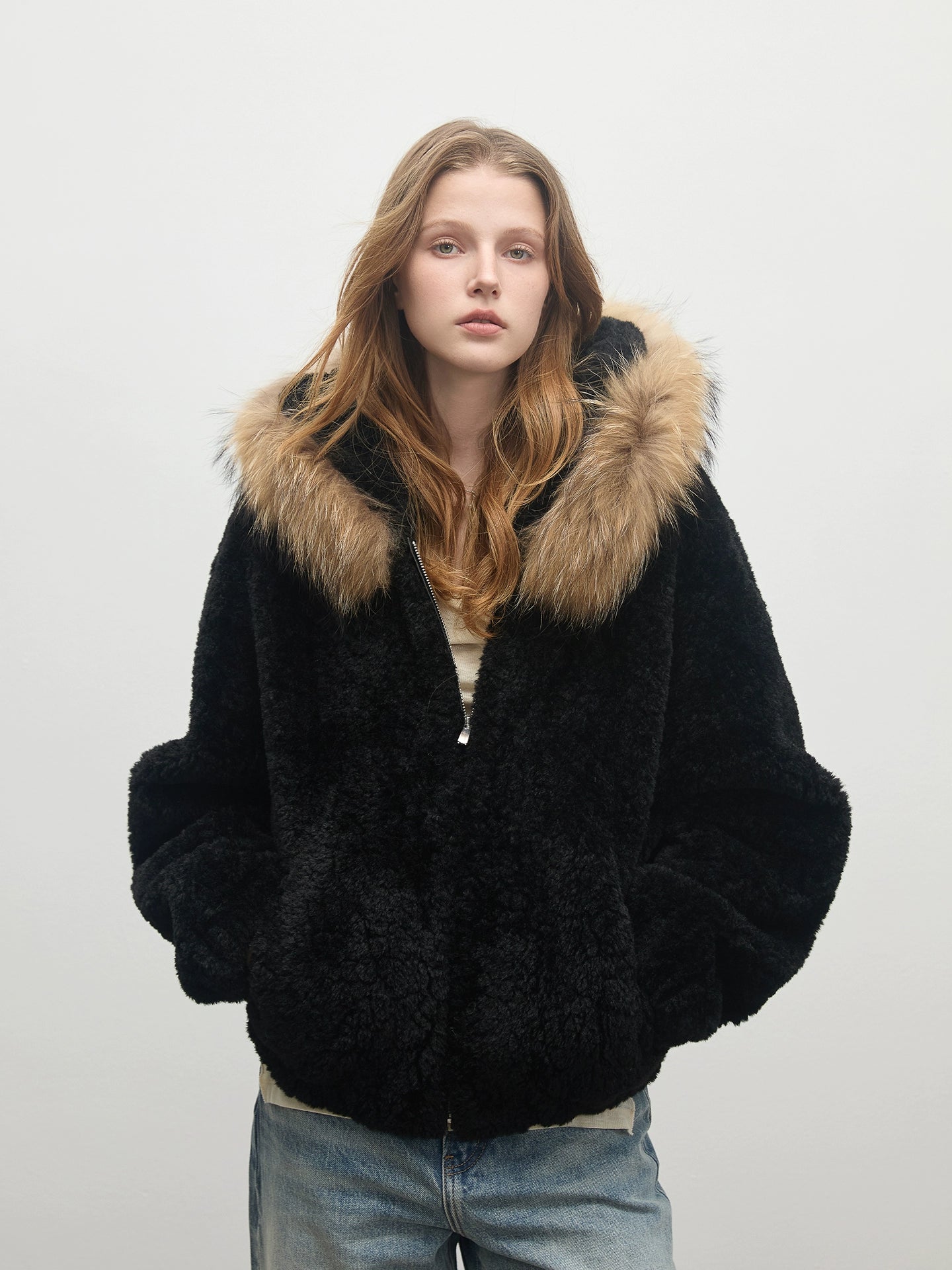 Fur Hood Fluffy Jacket BBG0001