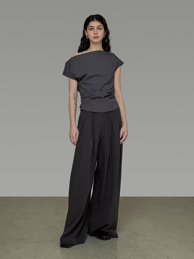 Loose Wide Pants UNS0014