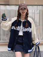 Retro Two-Tone Stadium Jumper QAZ0076