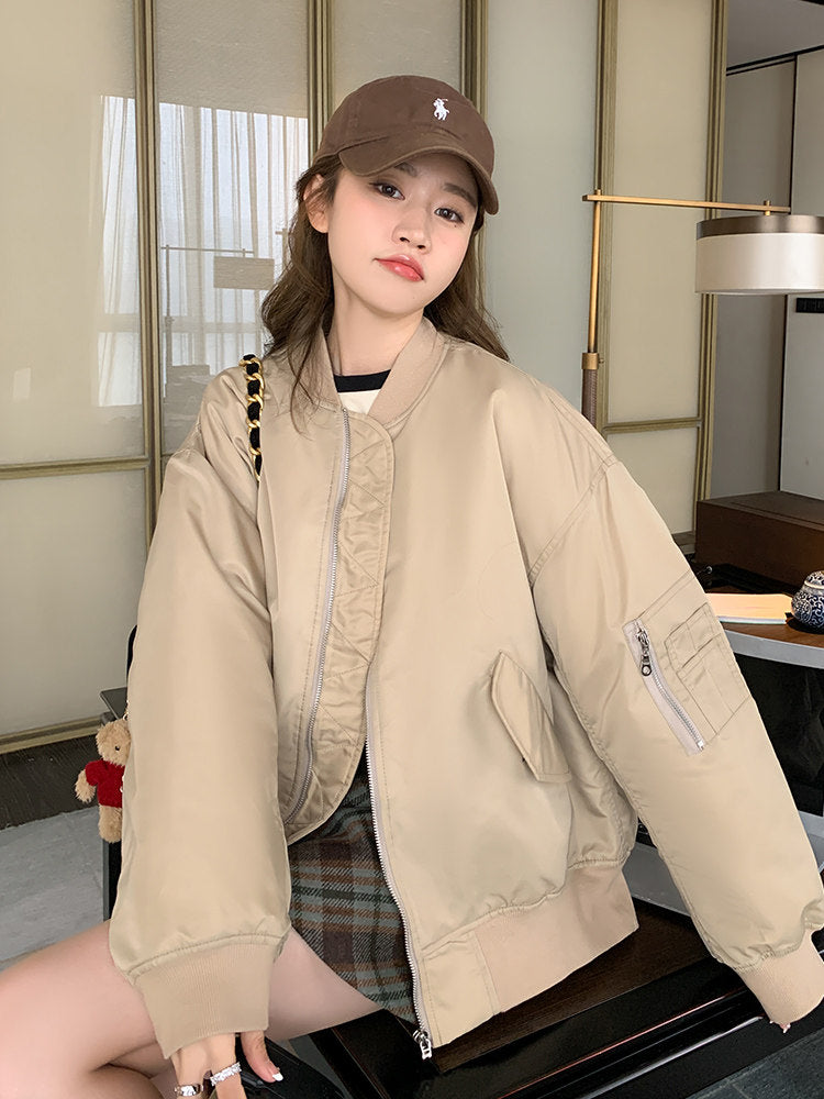 Oversized Nylon MA-1 Blouson QAZ0034