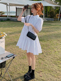 Shirt Flare Dress QAZ0093