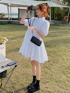 Shirt Flare Dress QAZ0093