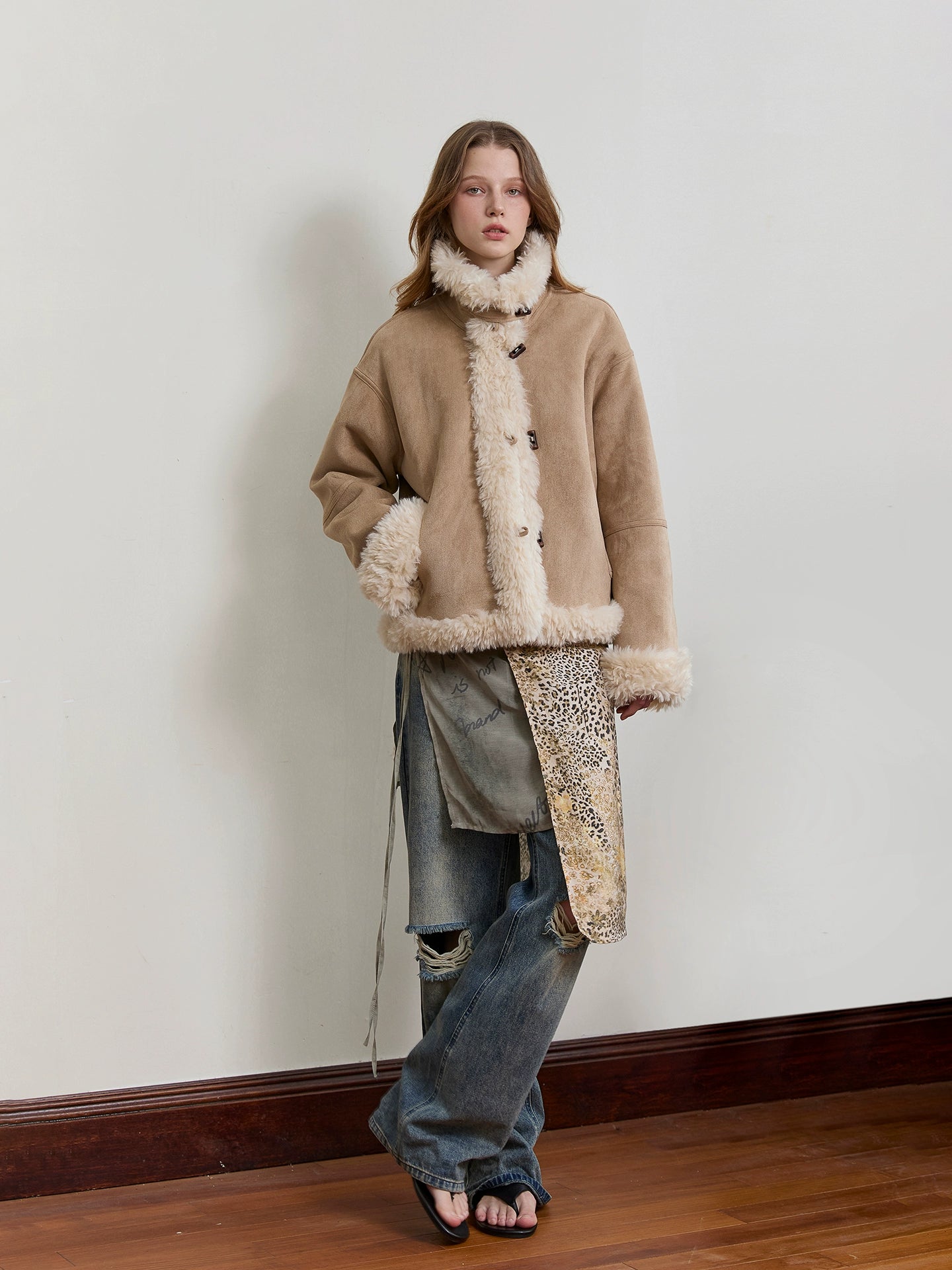 Reversible Mouton Coat BBG0014