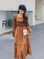 Retro Tiered Design Dress QAZ0057