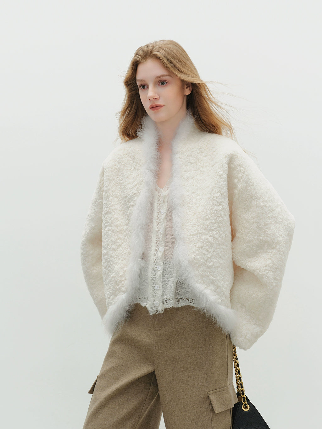 Fur Collar Short Jacket BBG0021