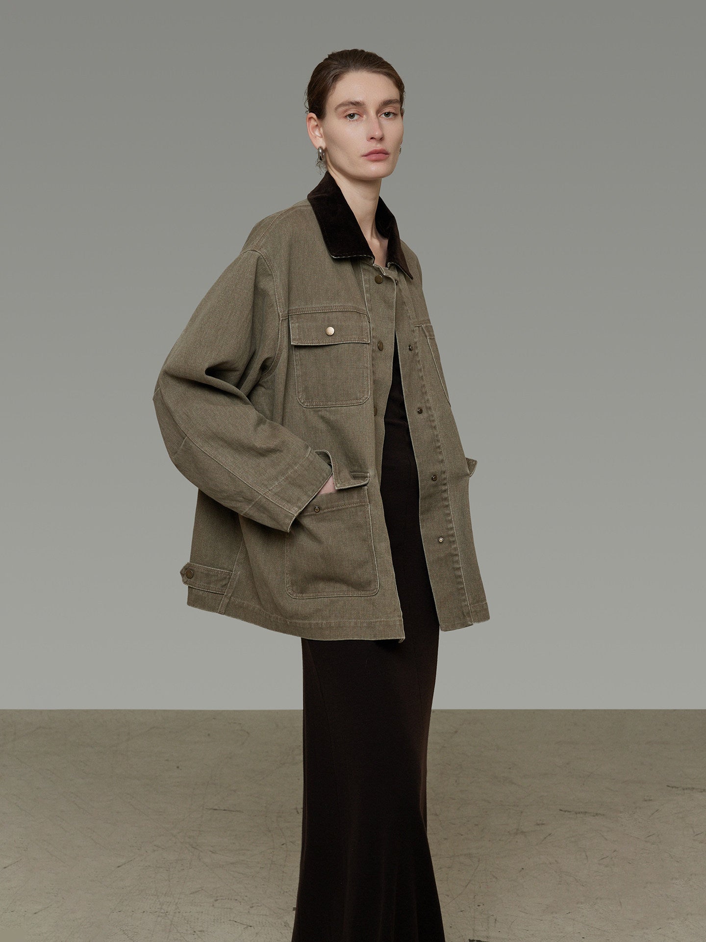 Vintage Denim Jacket UNS0019