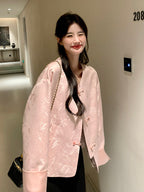 No-Collar Chinese Style Jacket QAZ0019
