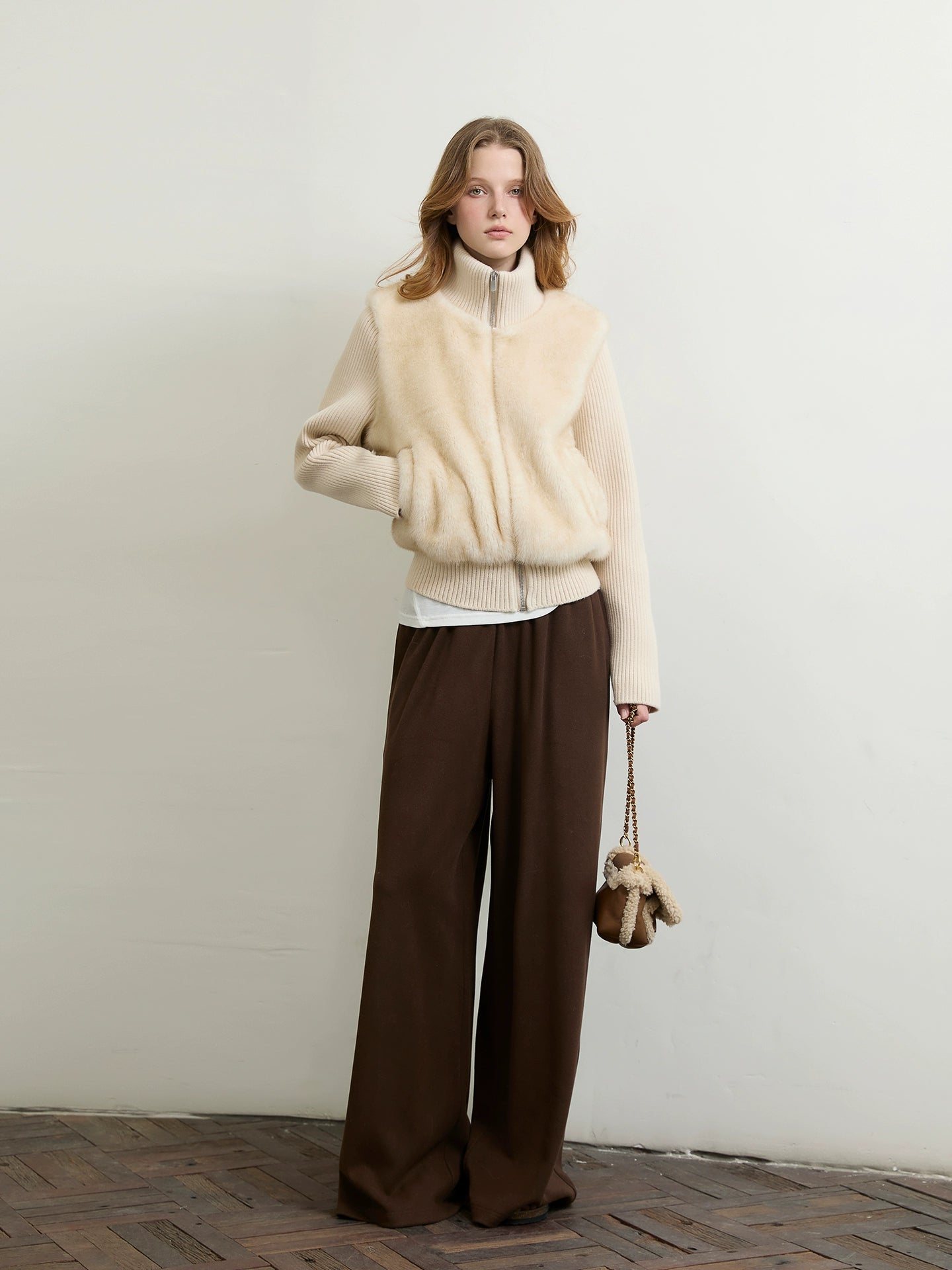 Stand Collar Zip Cardigan BBG0002