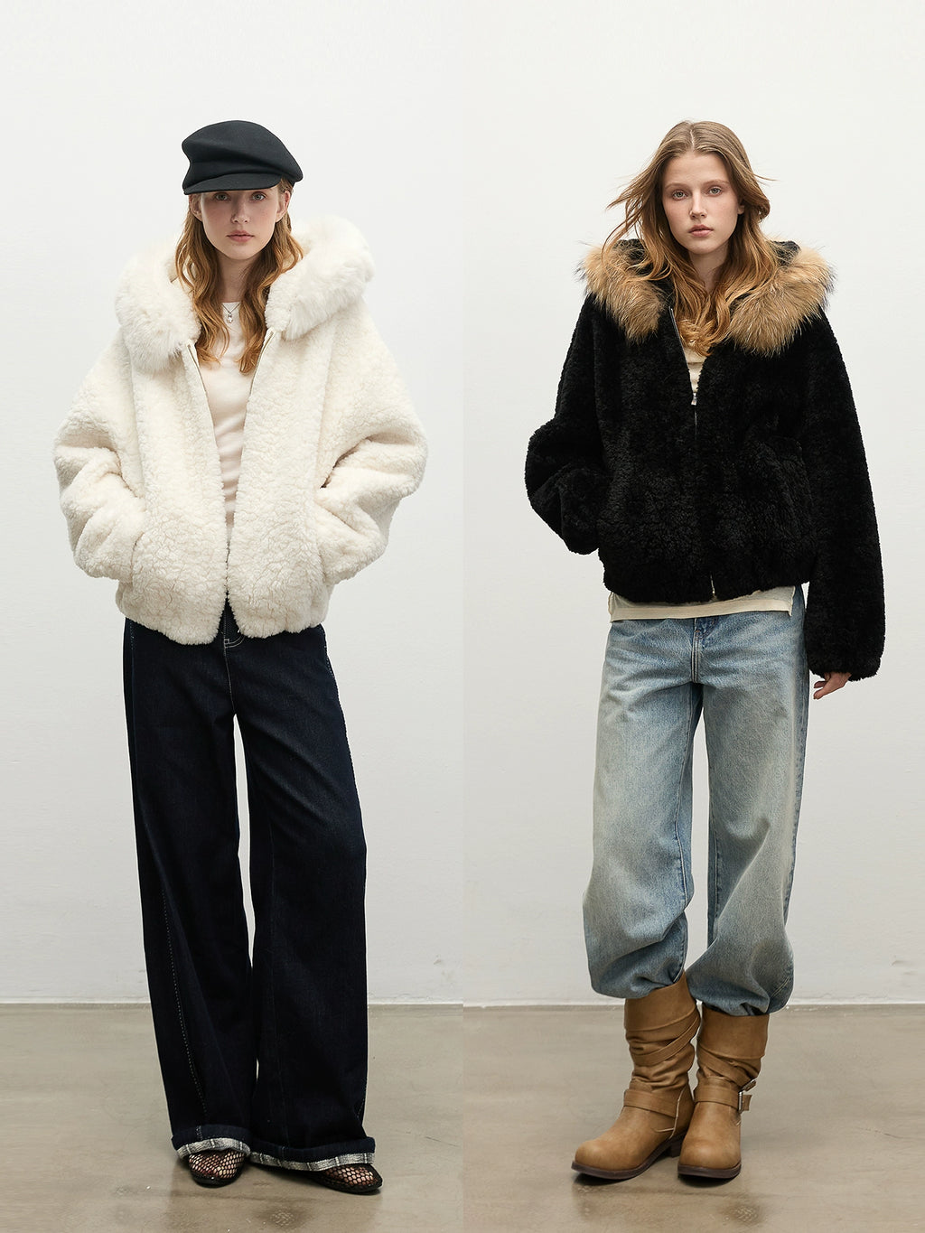 Fur Hood Fluffy Jacket BBG0001